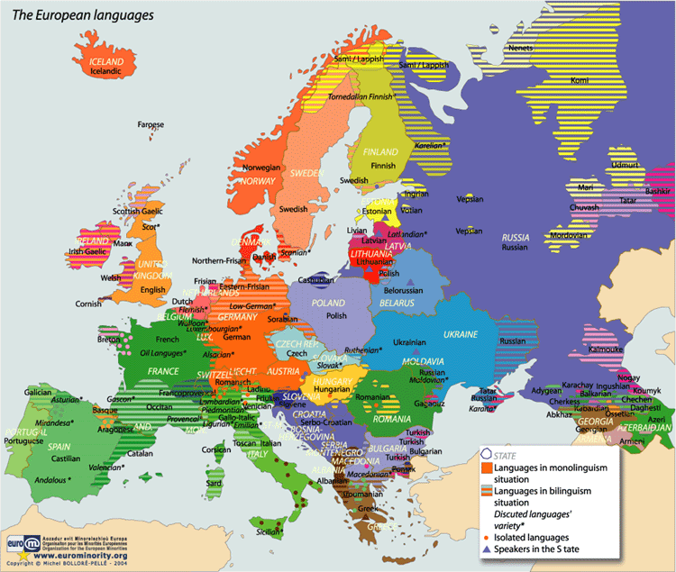 europe-languages-continant